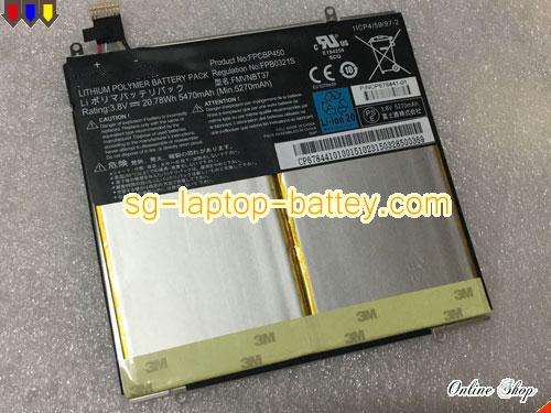 Replacement FUJITSU FPCBP450 Laptop Battery FMVNBT37 rechargeable 5470mAh, 20.78Wh Sliver In Singapore 