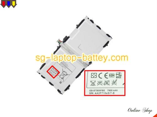 Genuine SAMSUNG EBBT800FBE Laptop Battery EBBT800FBU rechargeable 7900mAh, 30.02Wh White In Singapore 
