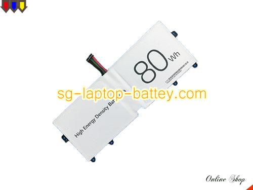 Genuine LG 2ICP6/90/114 Laptop Battery LBV7227E rechargeable 9891mAh, 80Wh White In Singapore 