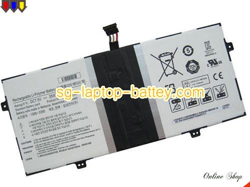 Genuine SAMSUNG AA-PLVN2AW Laptop Battery AAPLVN2AW rechargeable 4700mAh, 35Wh White In Singapore 