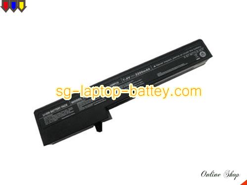 Replacement CLEVO M710BAT-2 Laptop Battery 6-87-M71LS-4CF rechargeable 2200mAh Black In Singapore 