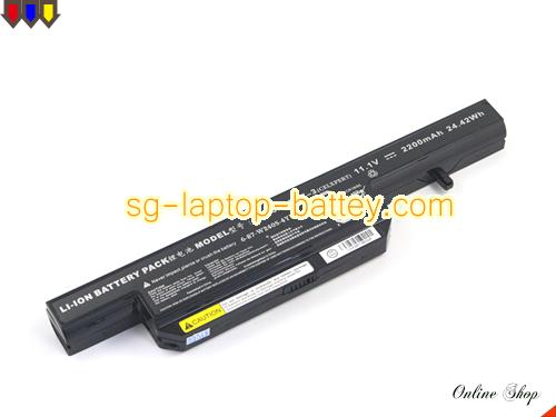 Genuine CLEVO VNB142 Laptop Battery W240BAT-6 rechargeable 2200mAh, 24.42Wh Black In Singapore 