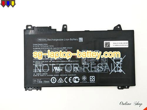 Genuine HP HSTNN-OB1C Laptop Battery HSTNN0B1C rechargeable 3900mAh, 45Wh Black In Singapore 