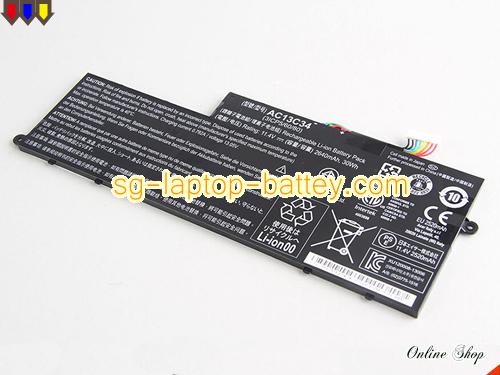 Genuine ACER 3UF426080-1-T1000 Laptop Battery 3ICP5/60/80 rechargeable 2640mAh, 30Wh Balck In Singapore 