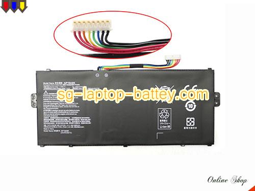 Genuine ACER AP19A8K Laptop Battery 3ICP5/58/72 rechargeable 3482mAh, 40.22Wh Black In Singapore 