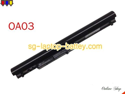 Genuine HP OA03 Laptop Battery 746641-001 rechargeable 2612mAh, 31Wh Black In Singapore 