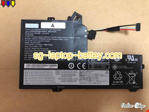 Genuine LENOVO L18M3PF9 Laptop Battery 5B10T26390 rechargeable 4630mAh, 52.5Wh Black In Singapore 