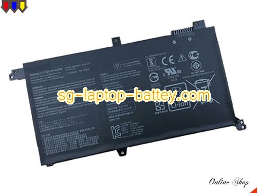 Genuine ASUS B31N1732-1 Laptop Battery  rechargeable 3727mAh, 42Wh Black In Singapore 