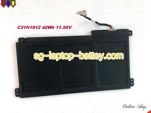 Genuine ASUS C31N1912 Laptop Battery B31N1912 rechargeable 3640mAh, 42Wh Black In Singapore 