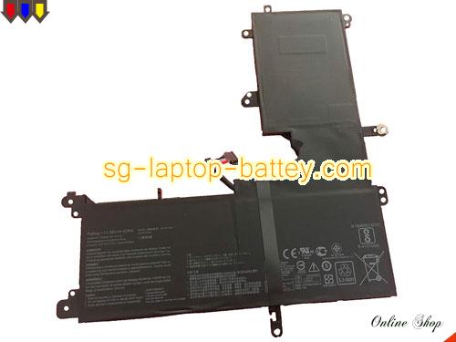 Genuine ASUS B31N1705-1 Laptop Battery B31N1705 rechargeable 3653mAh, 42Wh Black In Singapore 