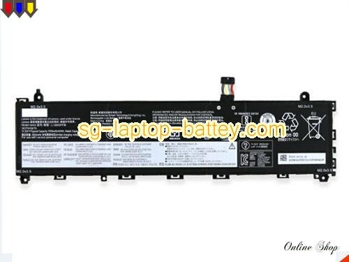 Genuine LENOVO 3ICP6/58/75 Laptop Battery L18M3PFB rechargeable 3700mAh, 42Wh Black In Singapore 