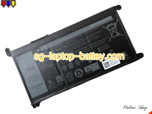Genuine DELL 3ICP5/57/78 Laptop Battery X0Y5M rechargeable 3500mAh, 42Wh Black In Singapore 