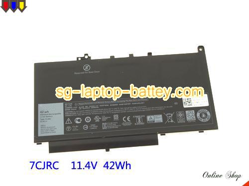 Genuine DELL 21X15 Laptop Battery 0V6VMN rechargeable 42Wh Black In Singapore 