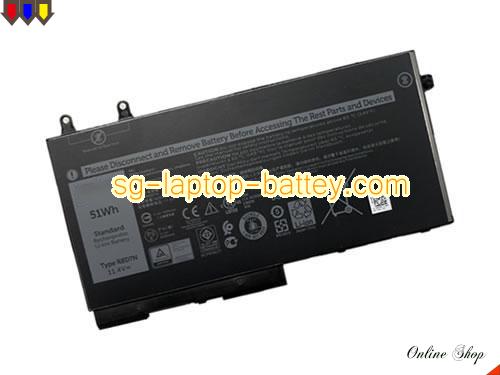 Genuine DELL 27W58 Laptop Battery XV8CJ rechargeable 2700mAh, 42Wh Black In Singapore 
