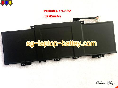 Genuine HP HSTNN-OB1W Laptop Battery M24421-AC1 rechargeable 3745mAh, 43.3Wh Black In Singapore 