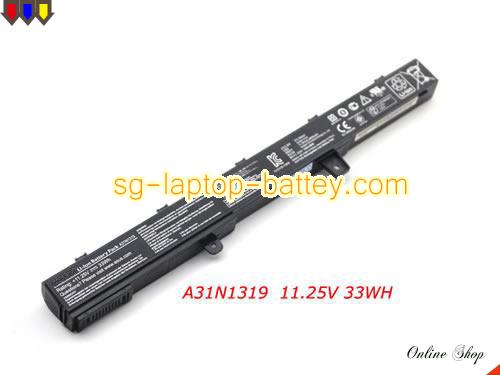 Genuine ASUS A31LO4G Laptop Battery 0B110-00250600 rechargeable 33Wh Black In Singapore 