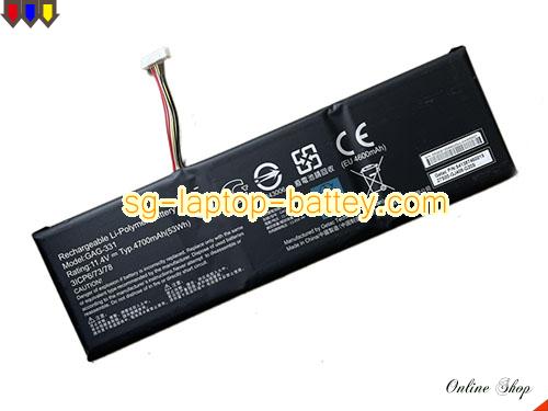 Genuine GETAC 27S00-GJ408-G20S Laptop Battery GAG-330 rechargeable 4700mAh, 53Wh Black In Singapore 