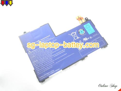 Genuine ACER AP11A8F Laptop Battery AP11A8F(XXXXXX/XX) rechargeable 6700mAh, 24Wh Blue In Singapore 