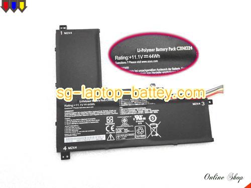 Genuine ASUS C31N1324 Laptop Battery C3INI324 rechargeable 3970mAh, 44Wh Black In Singapore 