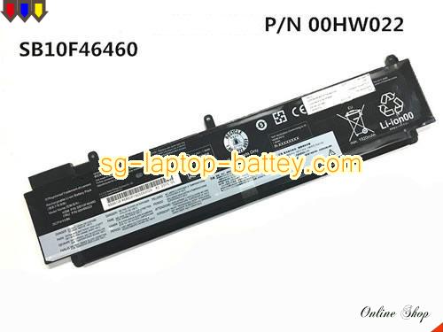 Genuine LENOVO 00HW022 Laptop Battery ASM SB10F46460 rechargeable 24Wh Black In Singapore 