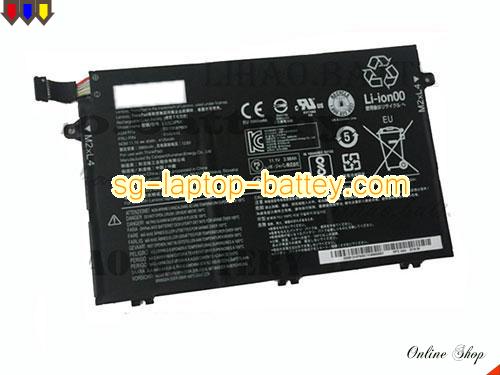 Genuine LENOVO 01AV448 Laptop Battery SB10K97609 rechargeable 4120mAh, 45Wh Black In Singapore 