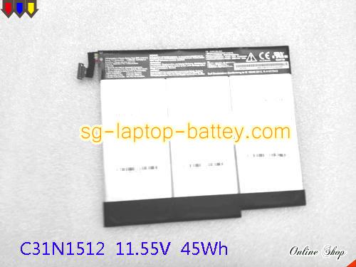 Genuine ASUS C31N1512 Laptop Battery C31PMC5 rechargeable 3790mAh Black In Singapore 