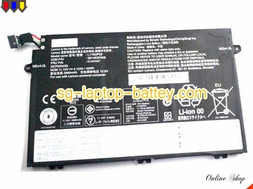 Genuine LENOVO L17M3P52 Laptop Battery SB10K97608 rechargeable 4120mAh, 45Wh Black In Singapore 