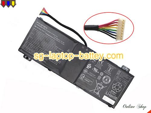 Genuine ACER 4ICP4/70/91 Laptop Battery AP18E5L rechargeable 3580mAh, 55.1Wh Black In Singapore 