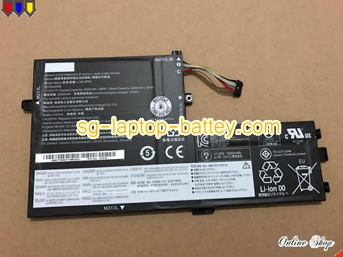 Genuine LENOVO L18C3PF7 Laptop Battery 5B10T09092 rechargeable 3320mAh, 36Wh Black In Singapore 