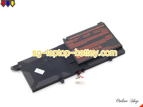 Genuine CLEVO 6-87-N130S-3U9A Laptop Battery 6-87-N130S-3U9 rechargeable 3100mAh, 32Wh Black In Singapore 