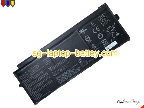 Genuine ASUS 3ICP4/91/91 Laptop Battery C31N2011 rechargeable 4900mAh, 57Wh Black In Singapore 