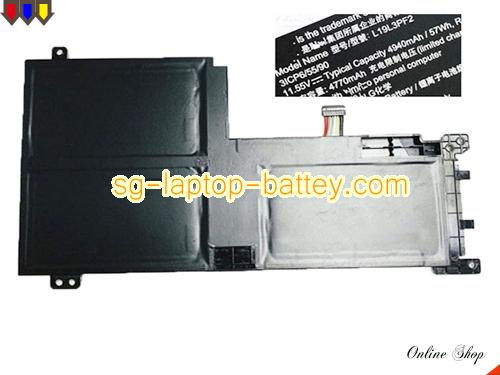Genuine LENOVO SB10W86961 Laptop Battery L19L3PF2 rechargeable 4940mAh, 57Wh Black In Singapore 