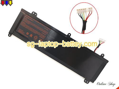 Genuine CLEVO 6-87-N550S-4E43 Laptop Battery 6-87-N550S-4E4 rechargeable 48Wh Black In Singapore 