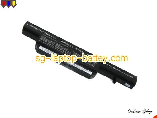 Replacement CLEVO 687C550S4PF Laptop Battery 687C550S4YF rechargeable 2200mAh Black In Singapore 