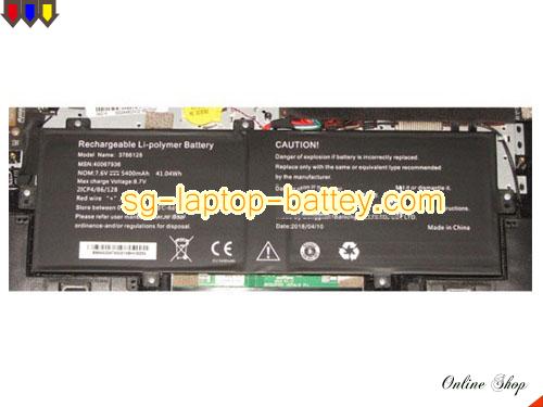 Genuine MEDION 3786128 Laptop Battery 40067936 rechargeable 5400mAh, 41.04Wh Black In Singapore 