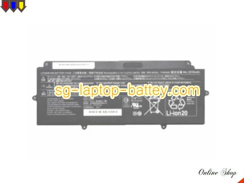 Genuine FUJITSU CP760852-03 Laptop Battery 4INP56080 rechargeable 3490mAh, 50Wh Black In Singapore 