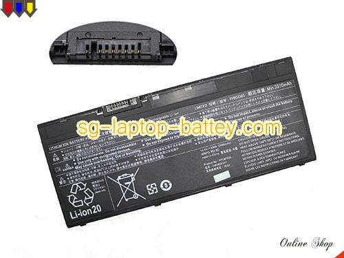 Genuine FUJITSU FMVNBP247 Laptop Battery FPCBP531 rechargeable 3490mAh, 50Wh Black In Singapore 