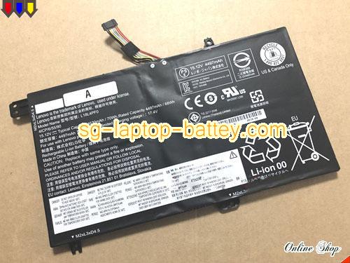 Genuine LENOVO SB10W67370 Laptop Battery 5B10W67275 rechargeable 4630mAh, 70Wh Black In Singapore 