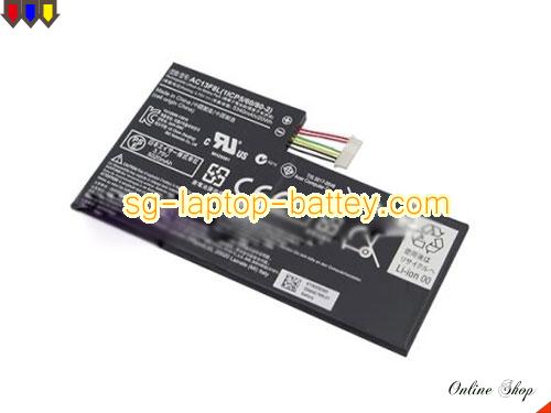 Genuine ACER AP13F8L Laptop Battery 1ICP56080-2 rechargeable 5340mAh, 20Wh Black In Singapore 