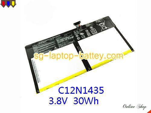 Genuine ASUS C12N1435 Laptop Battery  rechargeable 30Wh Black In Singapore 