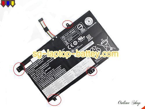 Genuine LENOVO SB10W67370 Laptop Battery L18L4PF0 rechargeable 4630mAh, 70Wh Black In Singapore 