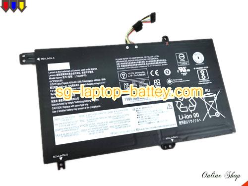 Genuine LENOVO L18M4PF5 Laptop Battery  rechargeable 4610mAh, 70Wh Black In Singapore 