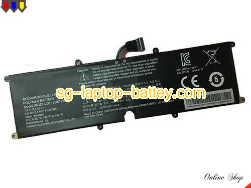 Genuine LG LBB122UH Laptop Battery  rechargeable 5600mAh, 41.44Wh Black In Singapore 