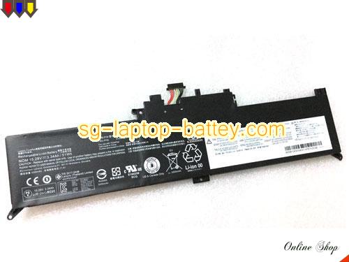 Genuine LENOVO SB10K97590 Laptop Battery 01AV433 rechargeable 3340mAh, 51Wh Black In Singapore 