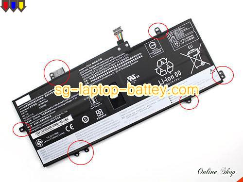 Genuine LENOVO 4ICP5/41/110 Laptop Battery 02DL006 rechargeable 3325mAh, 51Wh Black In Singapore 