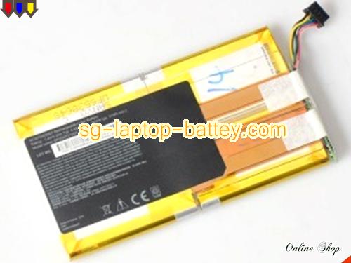 Replacement GETAC BP2S2P2100S-EX Laptop Battery 441874200007 rechargeable 4200mAh, 4.2Ah Black In Singapore 