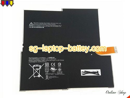 Genuine MICROSOFT MS011301-PLP22T02 Laptop Battery X883815010 rechargeable 5547mAh, 42Wh Black In Singapore 