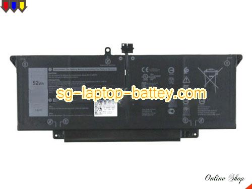 Replacement DELL XMT81 Laptop Battery 4V5X2 rechargeable 6500mAh, 52Wh Black In Singapore 
