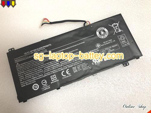 Genuine ACER 2ICP65577 Laptop Battery AP18B18J rechargeable 4515mAh, 34.31Wh Black In Singapore 