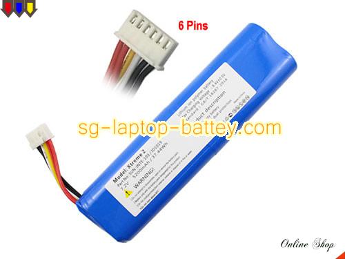 Replacement JBL ID1019 Laptop Battery  rechargeable 5200mAh, 37.44Wh Blue In Singapore 